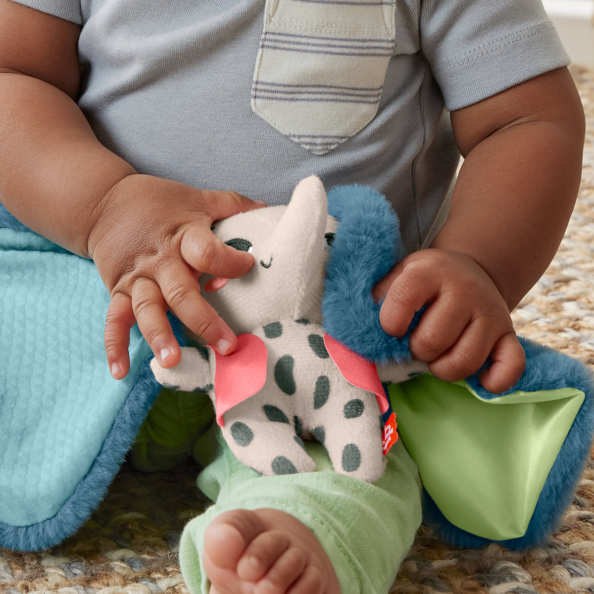 Fisher-Price Planet Friends All Ears Lovey Juguete sensorial de peluche