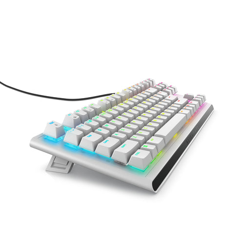 Alienware AW420K teclado Gaming USB QWERTY Internacional US Blanco