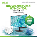 Acer Vero B7 VERO B247YGBMIPRZX IPS 120H HDMI/DP pantalla para PC 60,5 cm (23.8") 1920 x 1080 Pixeles Full HD Negro