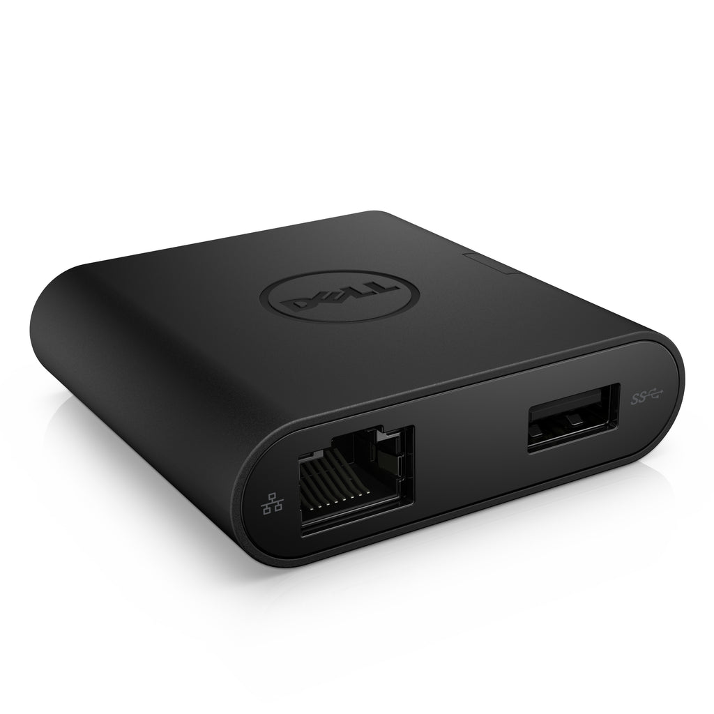 DELL DA200 base para portátil y replicador de puertos Alámbrico USB 3.2 Gen 1 (3.1 Gen 1) Type-C Negro (5)