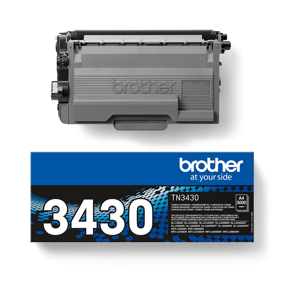 Brother TN-3430 cartucho de tóner 1 pieza(s) Original Negro (3)