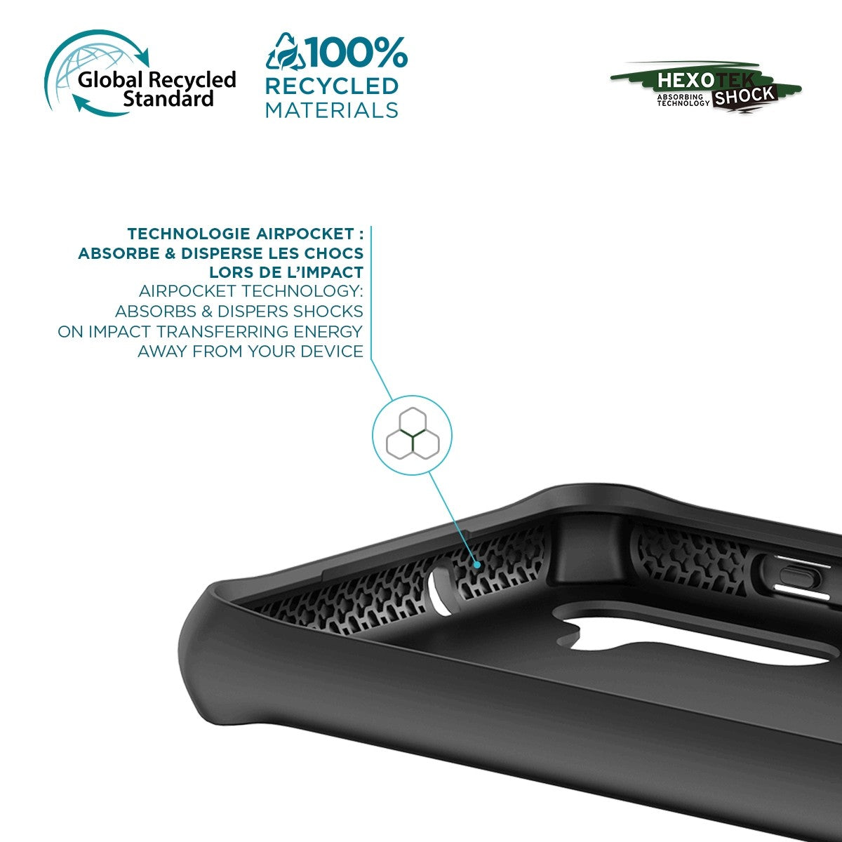 Mobilis Spectrum funda para móvil 16,5 cm Funda rígida Negro