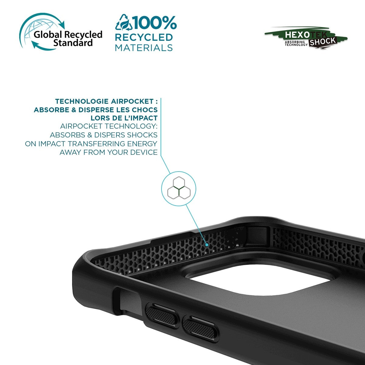 Mobilis Spectrum funda para móvil 17 cm Funda rígida Negro