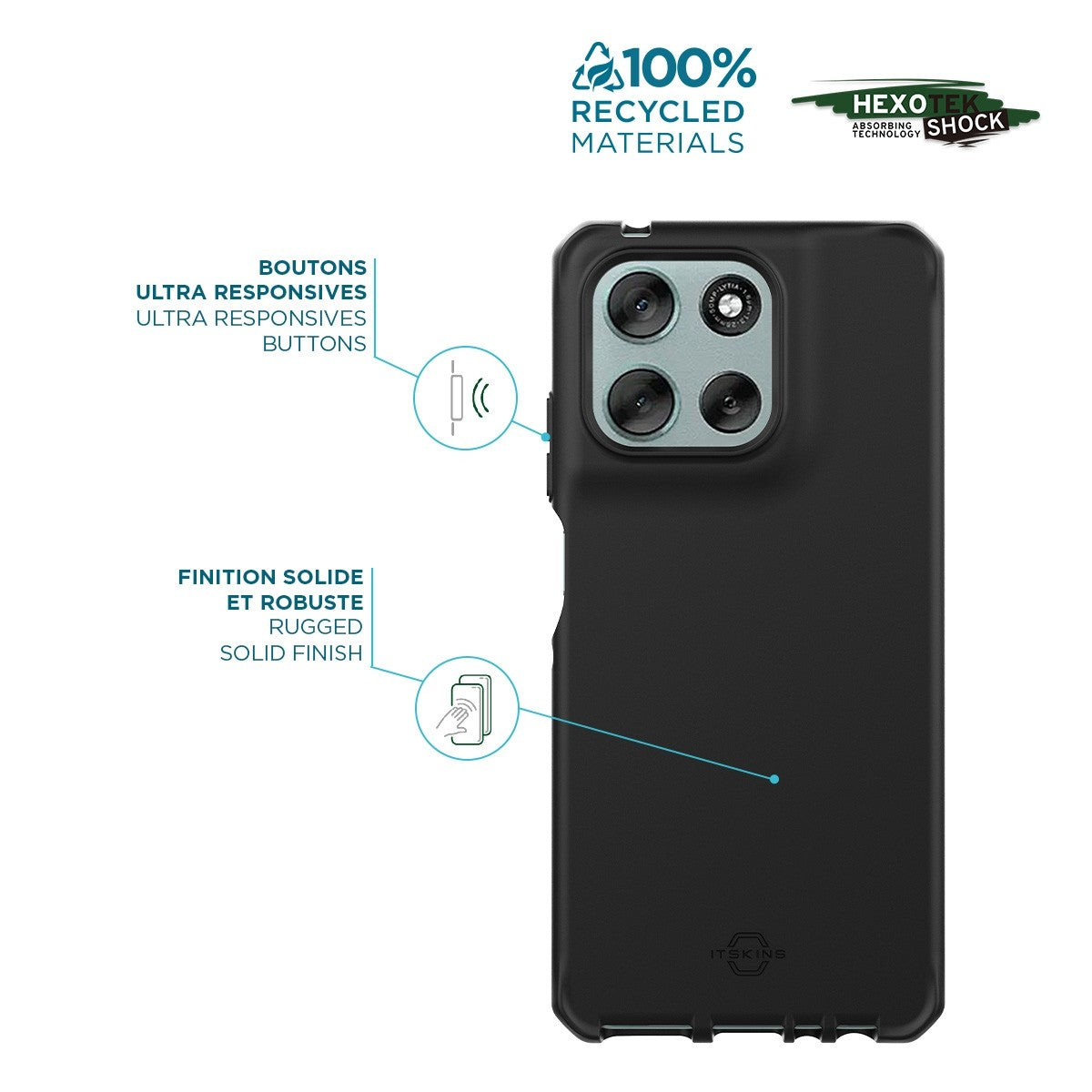 Mobilis 066102 funda para móvil 17 cm Funda Negro