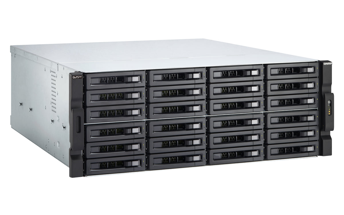 QNAP TS-h2483XU-RP NAS Bastidor (4U) Intel Xeon E E-2236 128 GB DDR4 0 TB QuTS hero Negro (7)