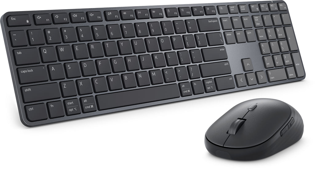 DELL Pro 7 Slim KM726 teclado Ratón incluido Hogar / Oficina RF Wireless + Bluetooth QWERTY Internacional de EE.UU. Negro (2)