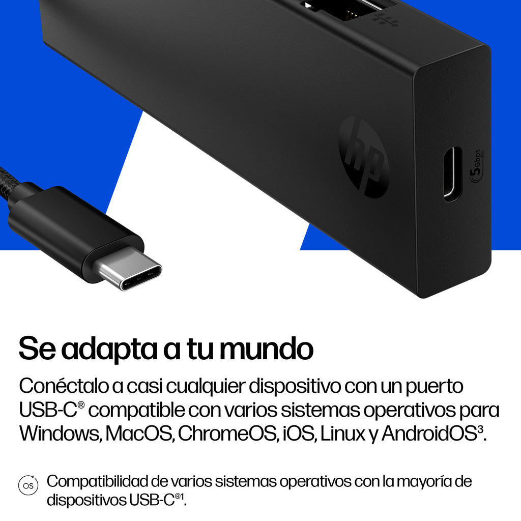 HP Portable USB-C Hub (6)