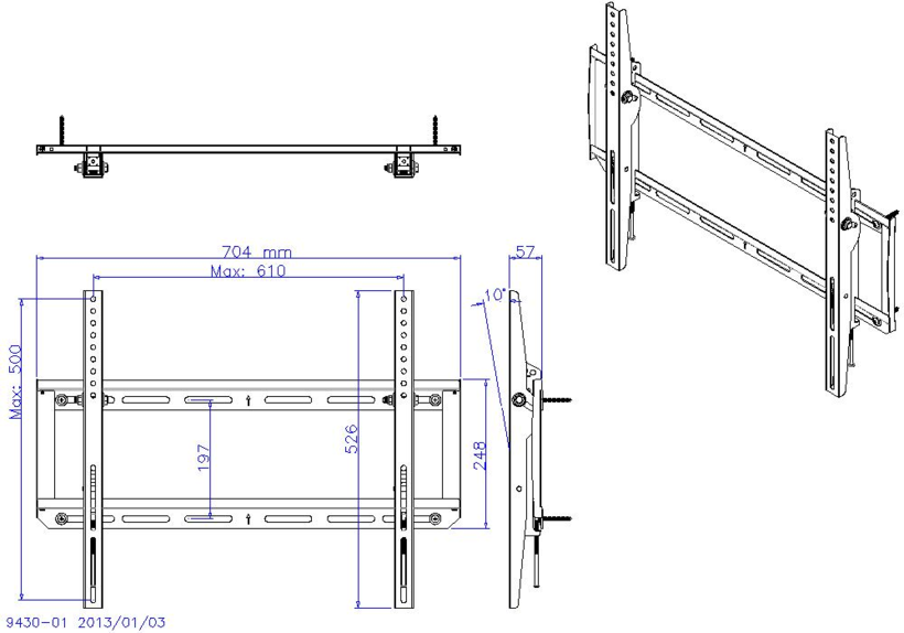 Soporte pared TV/gran formato ARTICONA (3)