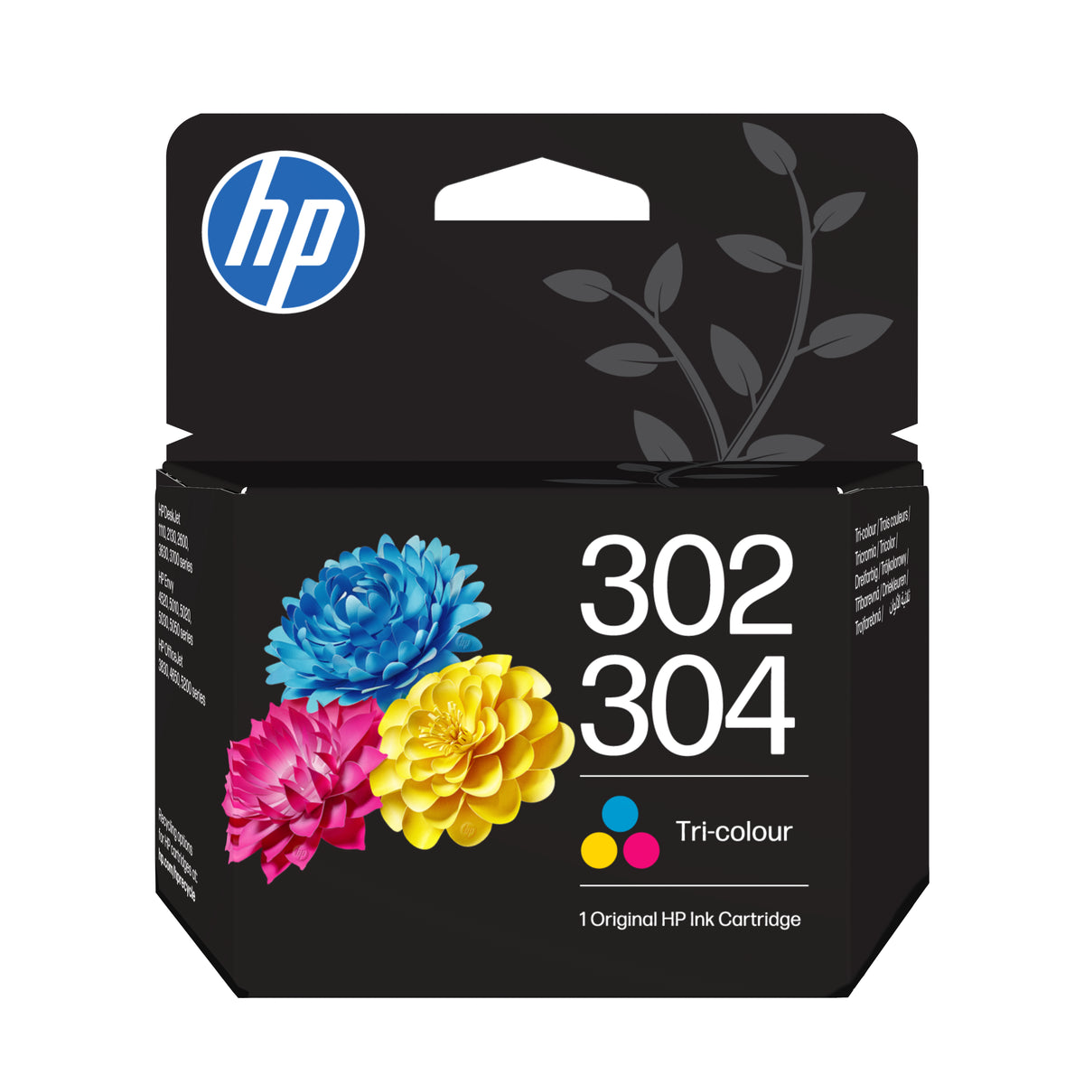 HP 302/304 Tri-color Original Ink Cartridge cartucho de tinta 1 pieza(s) Rendimiento estándar Cian, Magenta, Amarillo (2)