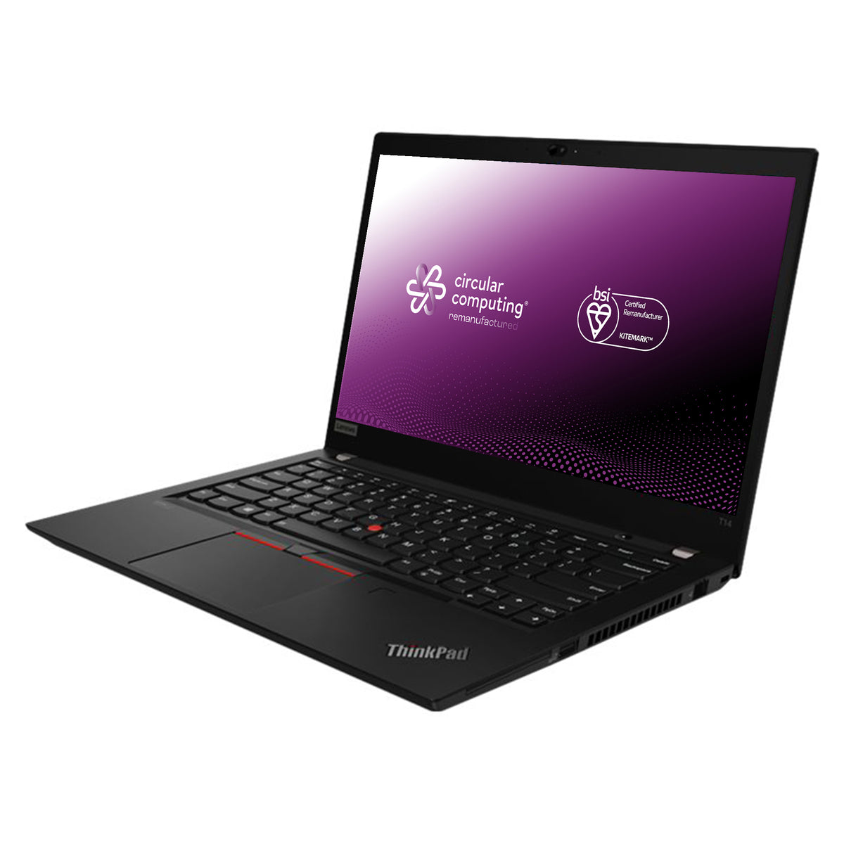 Circular Computing Lenovo ThinkPad T14 Intel® Core™ i5 i5-10210U Portátil 35,6 cm (14") Full HD 16 GB DDR4-SDRAM 256 GB SSD Wi-Fi 6 (802.11ax) Windows 11 Pro Negro Inglés del Reino Unido (2)
