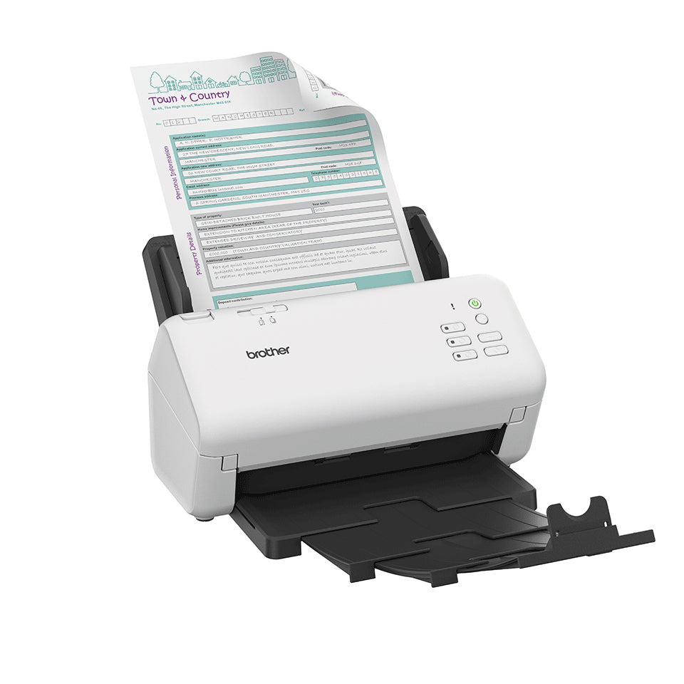 Brother ADS-4300N Escáner con alimentador automático de documentos (ADF) 600 x 600 DPI A4 Negro, Blanco (5)