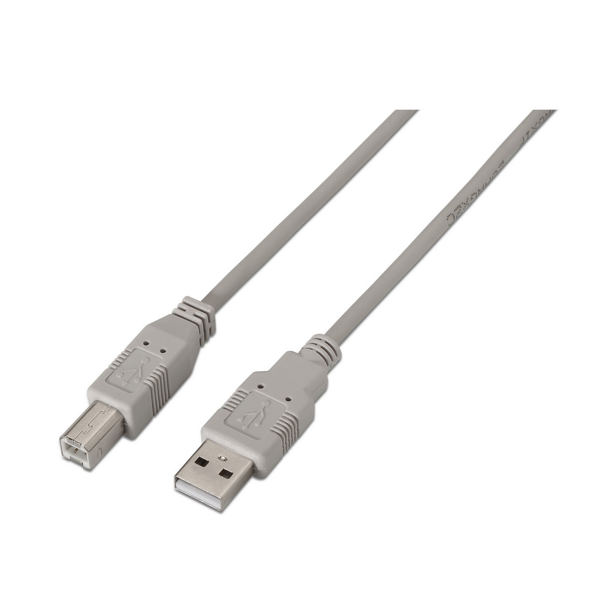 AISENS A101-0003 cable USB USB 2.0 3 m USB A USB B Beige (2)