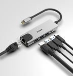D-Link DUB-M520 base para portátil y replicador de puertos Alámbrico Thunderbolt 3 Aluminio (4)