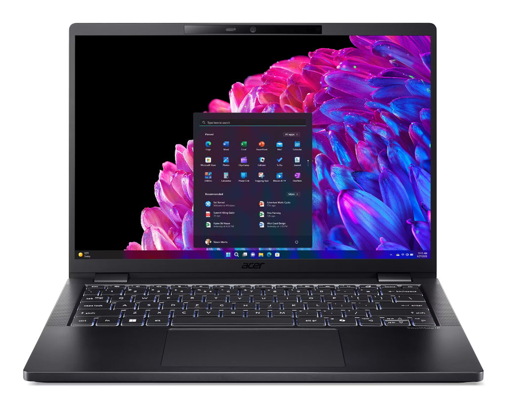 Acer TravelMate P6 TMP614-73-TCO-77Y6 Intel Core Ultra 7 155H Portátil 35,6 cm (14") WUXGA 32 GB LPDDR5x-SDRAM 1 TB SSD Wi-Fi 7 (802.11be) Windows 11 Pro Negro (2)
