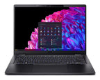 Acer TravelMate P6 TMP614-73-TCO-77Y6 Intel Core Ultra 7 155H Portátil 35,6 cm (14") WUXGA 32 GB LPDDR5x-SDRAM 1 TB SSD Wi-Fi 7 (802.11be) Windows 11 Pro Negro (2)