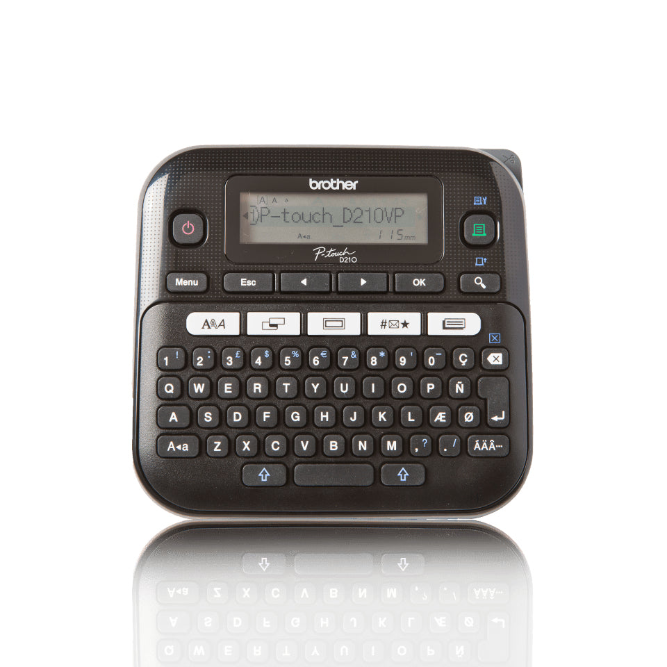 Brother PT-D210VP impresora de etiquetas Transferencia térmica 180 x 180 DPI 20 mm/s QWERTY (2)
