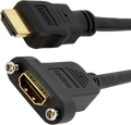Startech HDMIPNLFM3 - Cable HDMI, HDMI hembra a HDMI macho, 91 cm, negro