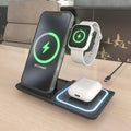 AISENS ASCH-15W3WC043-BK cargador de dispositivo móvil Auriculares, Teléfono móvil, Smartphone, Reloj inteligente Cargador inalámbrico Carga rápida Interior (6)