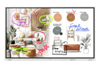 Samsung WM75FX pizarra blanca interactiva 190,5 cm (75") 3840 x 2160 Pixeles Pantalla táctil Gris, Blanco HDMI