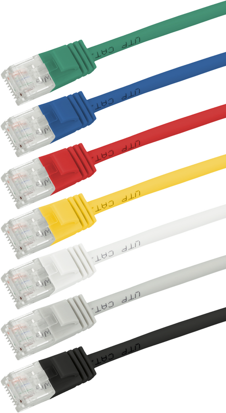 Cable patch RJ45 U/UTP Cat6a 7,5 m amar. (6)