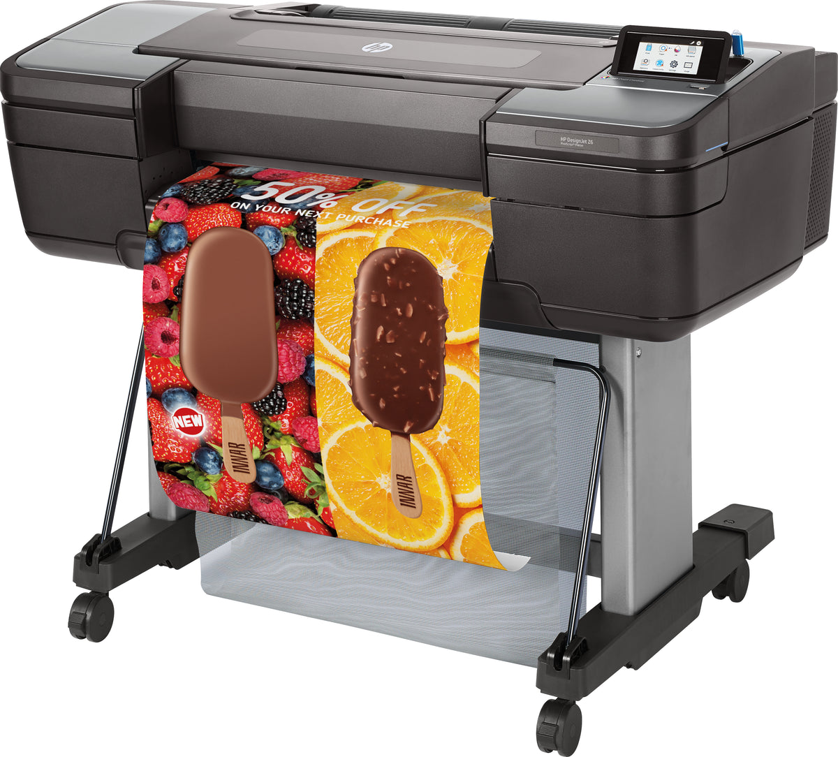 HP Designjet Z6 24-in PostScript Printer impresora de gran formato Inyección de tinta Color 2400 x 1200 DPI A1 (594 x 841 mm) Ethernet (3)