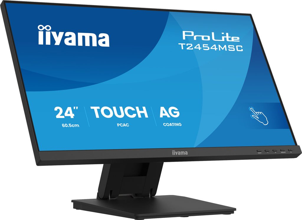 iiyama ProLite T2454MSC-B3AG pantalla para PC 60,5 cm (23.8") 1920 x 1080 Pixeles Full HD LED Pantalla táctil Multi-usuario Negro (2)
