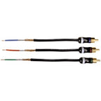 Hama ProClass YUV Cable, 3 RCA - 3 RCA, metal, 1.5 m componente ( YPbPr) cable de vídeo 1,5 m 3 x RCA Negro (3)