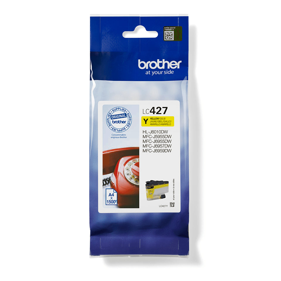 Brother LC-427Y cartucho de tinta 1 pieza(s) Original Amarillo (2)