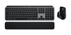Logitech Master MX Keys S Combo for Mac teclado Ratón incluido Hogar / Oficina RF Wireless + Bluetooth QWERTY Internacional de EE.UU. Aluminio, Negro (4)