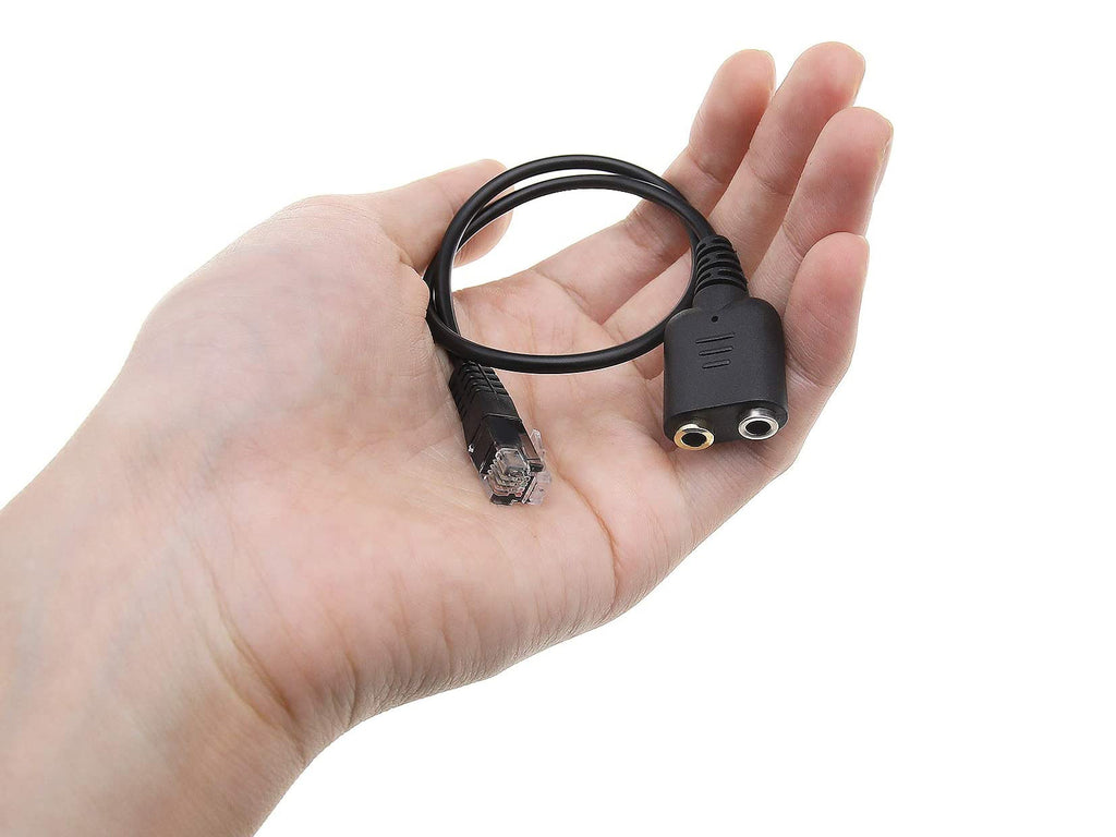 Equip 147944 cable de audio 0,25 m RJ-9 2 x 3.5mm Negro (9)