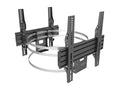 Multibrackets 3076 soporte para pantalla de señalización 165,1 cm (65") Negro