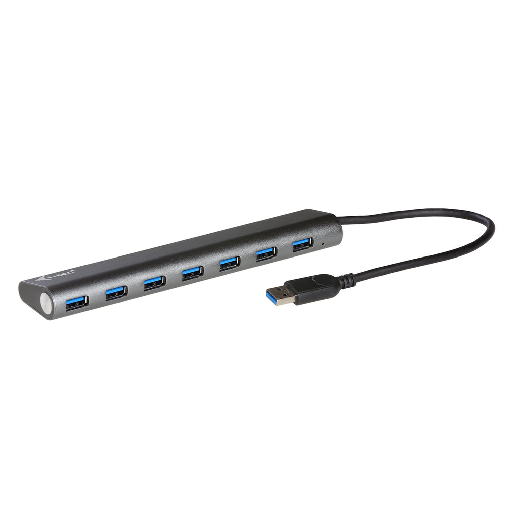 i-tec Metal U3HUB778 hub de interfaz USB 3.2 Gen 1 (3.1 Gen 1) Type-A 5000 Mbit/s Plata (2)