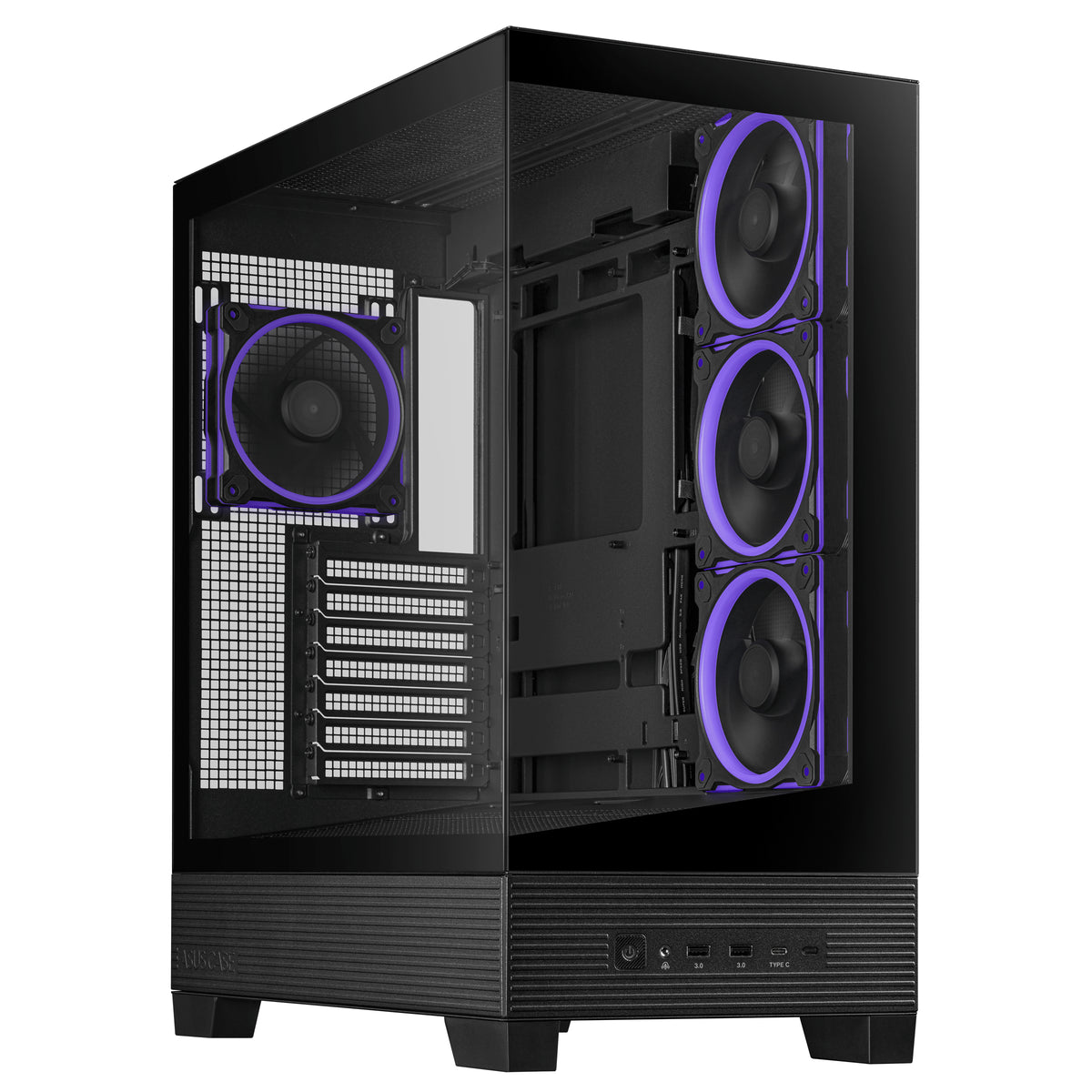 ASUS A31 Plus TG ARGB BLACK Midi Tower Negro (3)