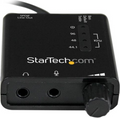 Startech ICUSBAUDIO2D - 1x USB A Macho, 2x Mini-Jack Hembra, Negro (2)