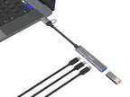 Equip 128969 hub de interfaz USB 3.2 Gen 1 (3.1 Gen 1) Type-C 5000 Mbit/s Gris (4)