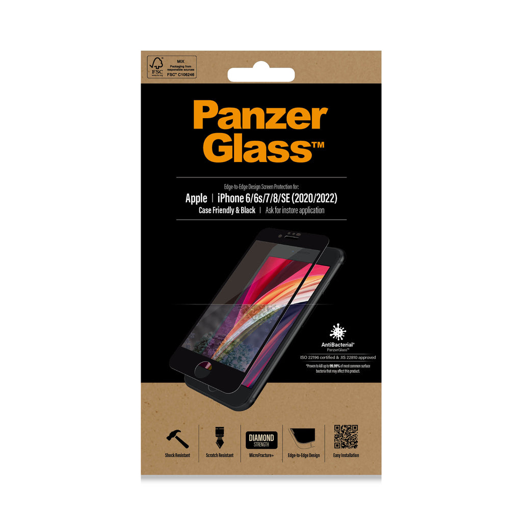 PanzerGlass ® Screen Protector iPhone 8, 7, 6s, 6, SE (2020/2022) (2679)