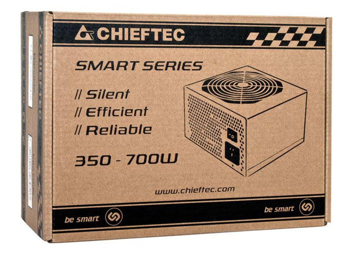 Chieftec Smart GPS-500A8 unidad de fuente de alimentación 500 W 20+4 pin ATX ATX Negro (4)