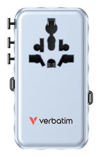 Verbatim Charge 'n' Travel 70W Universal Azul Corriente alterna Carga rápida