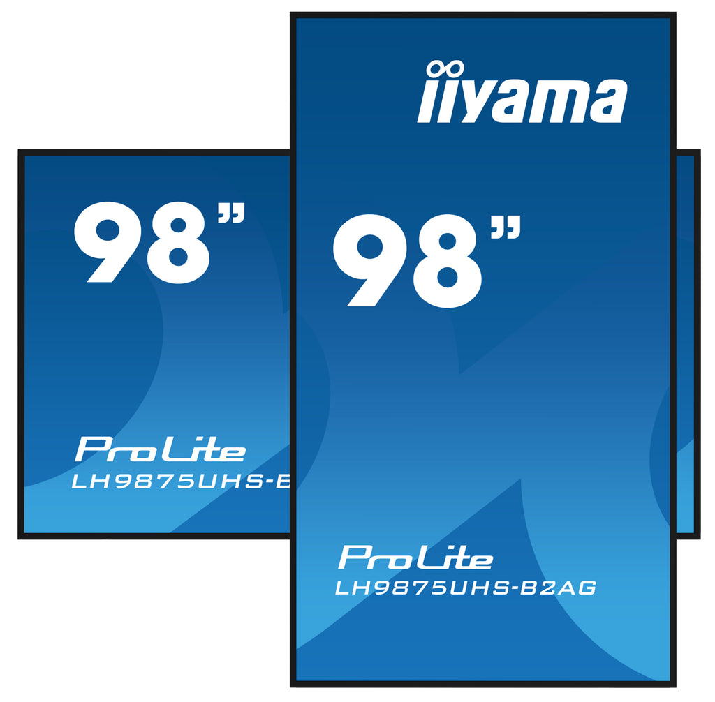 iiyama LH9875UHS-B2AG pantalla de señalización Pantalla plana para señalización digital 2,48 m (97.5") LED Wifi 500 cd / m² 4K Ultra HD Negro Procesador incorporado Android 11 24/7 (6)