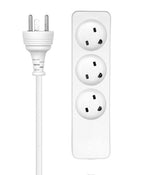 Microconnect MC-GRU0303EDBW base múltiple 3 m 3 salidas AC Blanco (3)