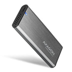 Axagon EEM2-SG2 caja para disco duro externo Caja externa para unidad de estado sólido (SSD) Gris M.2