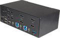 Startech - Vídeo de 4K y 60Hz Ultra HD HDR, Hub Ladrón USB 3.0 de 2 Puertos y 4