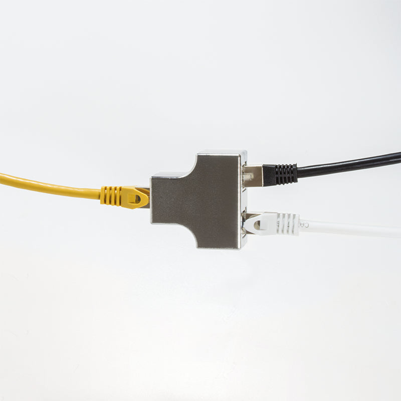 LogiLink MP0037 cambiador de género para cable RJ-45 2 x RJ-45 Plata (4)