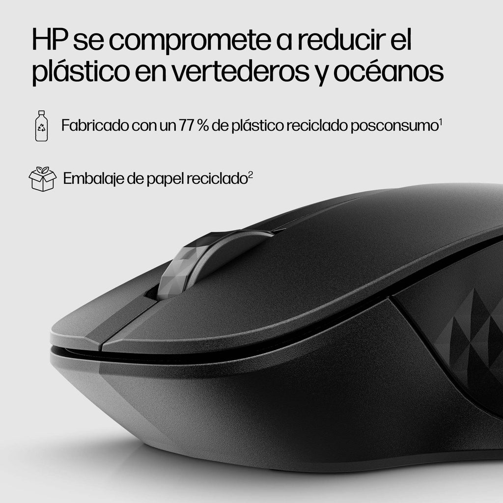 HP 430 Multi-Device Wireless Mouse ratón Oficina Ambidextro RF Wireless + Bluetooth Óptico 1200 DPI (9)