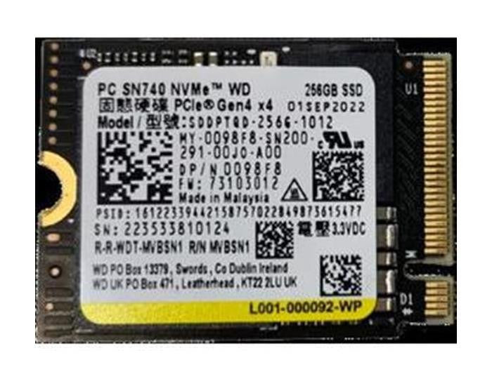 Dell 256GB M.2 2230 PCIe NVMe SSD 098F8 (4)