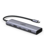 Ugreen REVODOK 7-IN-1 4K@60HZ HDMI DOCK Acoplamiento Base Gris (2)