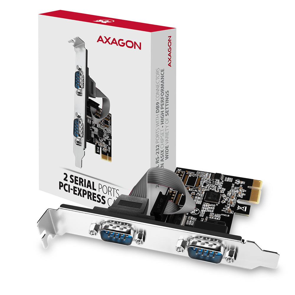 Axagon PCEA-S2N tarjeta y adaptador de interfaz Interno RS-232 (4)