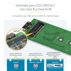 StarTech.com SM21BMU31C3 caja para disco duro externo Caja externa para unidad de estado sólido (SSD) Negro, Plata (7)