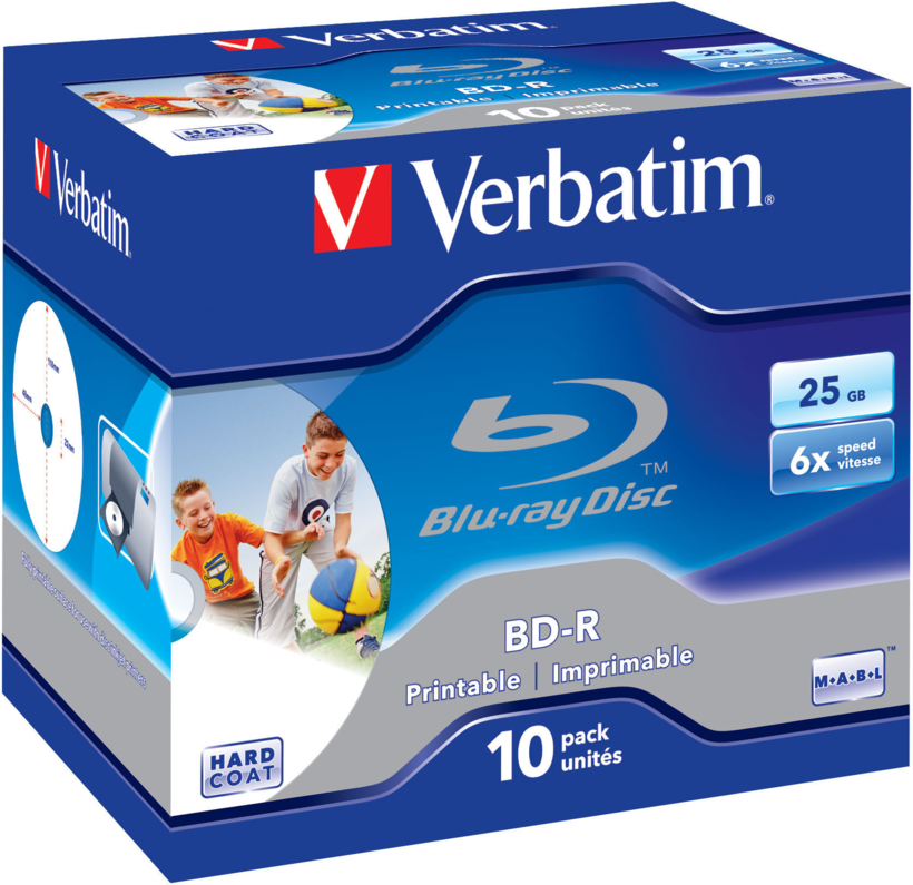 Blu-ray Verbatim BD-R 25GB 6x JC 10 uds. (2)