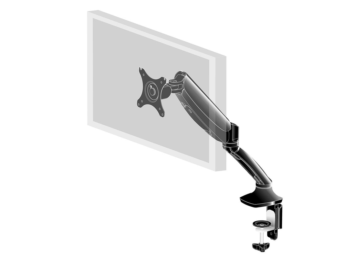 iiyama DS3001C-B1 soporte para monitor 68,6 cm (27") Escritorio Negro (2)